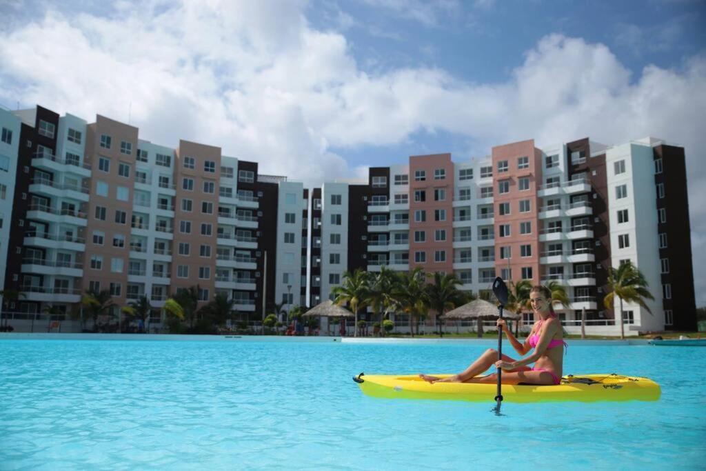 Departamento Con Laguna Artificial Cancún Kültér fotó