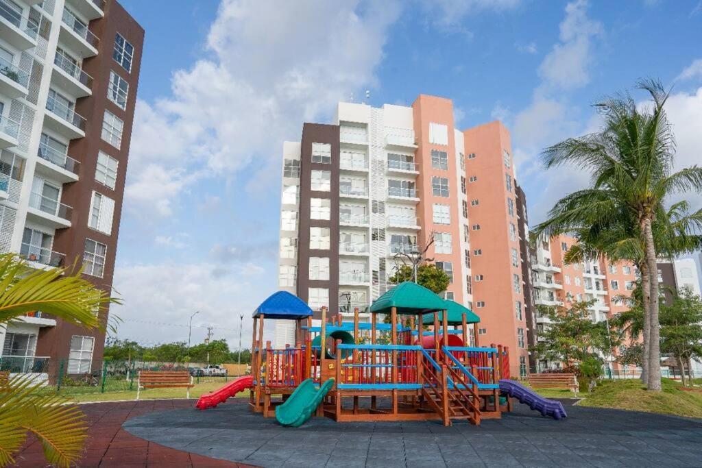 Departamento Con Laguna Artificial Cancún Kültér fotó