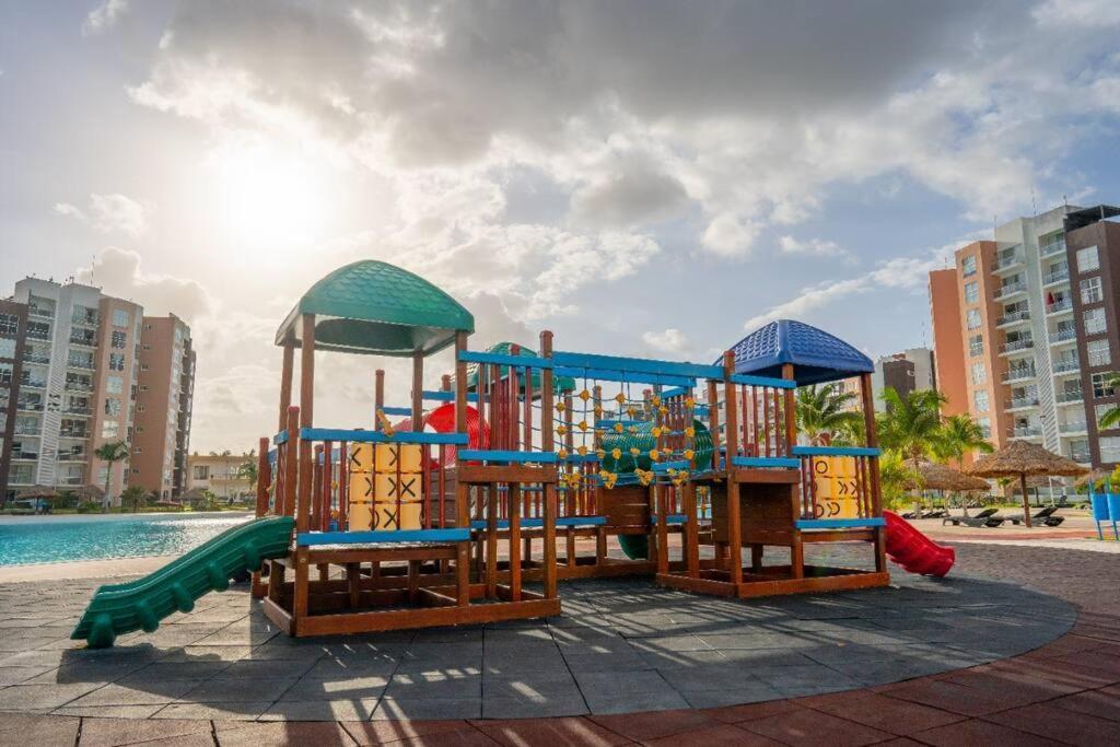 Departamento Con Laguna Artificial Cancún Kültér fotó