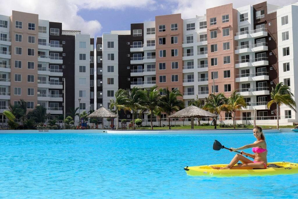 Departamento Con Laguna Artificial Cancún Kültér fotó