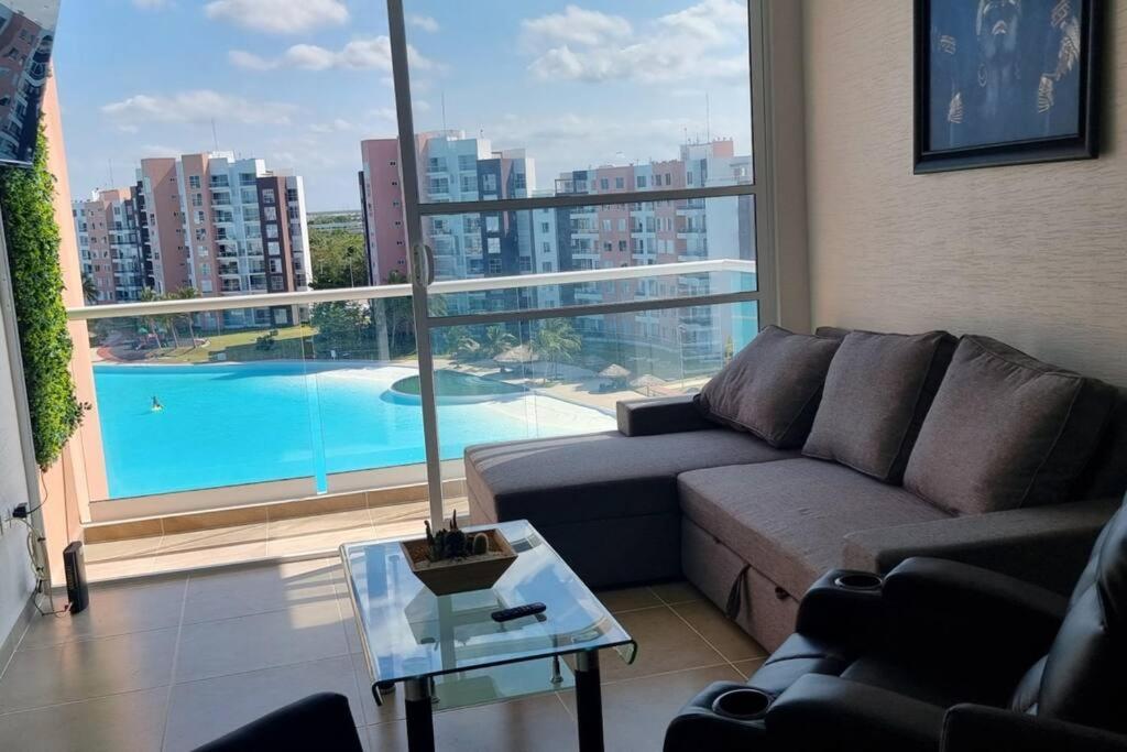 Departamento Con Laguna Artificial Cancún Kültér fotó