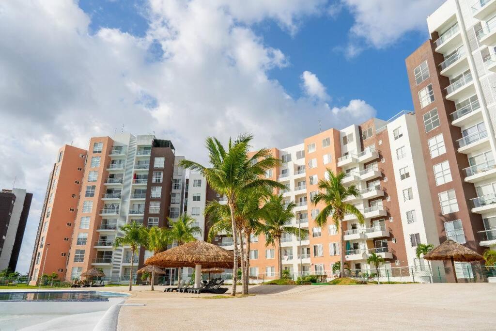 Departamento Con Laguna Artificial Cancún Kültér fotó